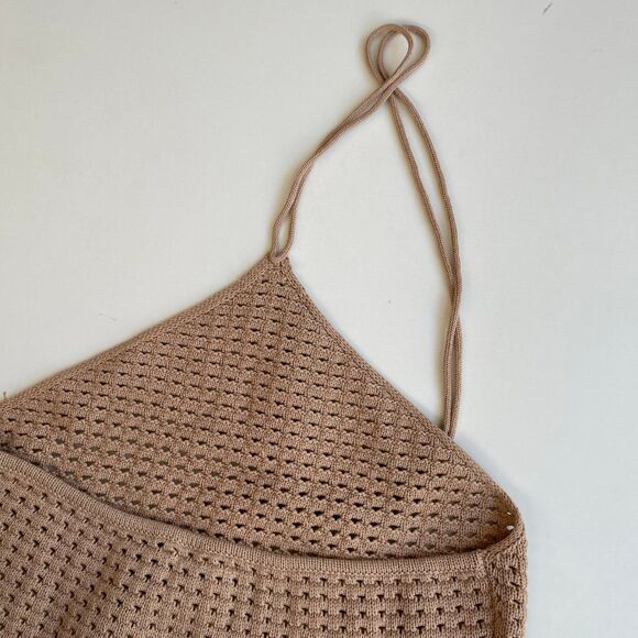 Reformation Martel knit halter dress large Beach Swim Cover Up - Picture 8 of 8